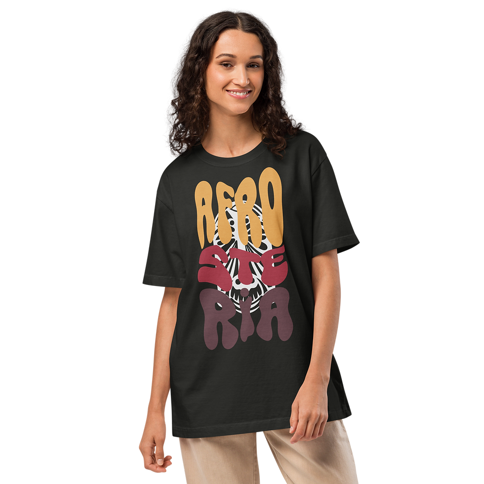 Thumbnail: Afrosteria Oversized Cotton T-Shirt