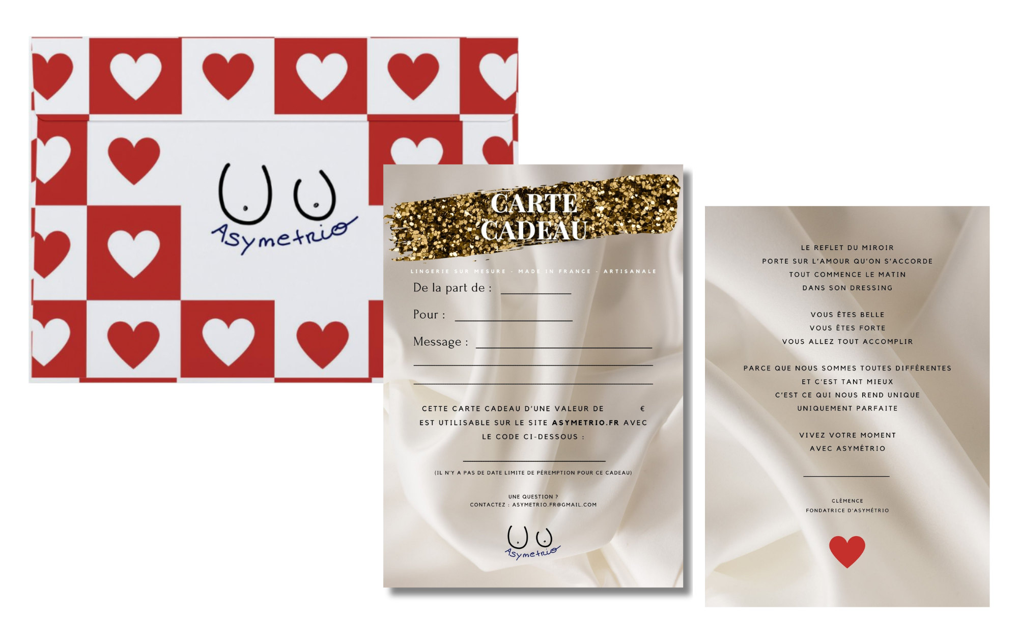 Carte cadeau femme forte puissante