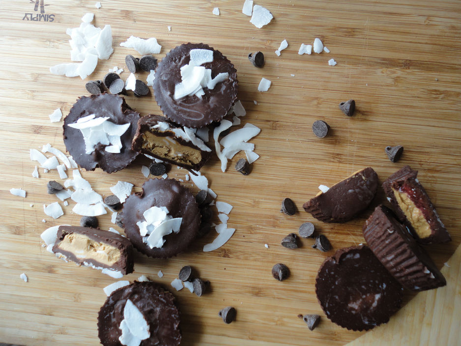 Guilt-Free Dark Chocolate Peanut Butter Cups!