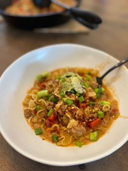 Cheesy Skillet Taco Pasta