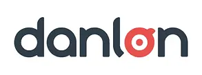 danløn logo sort og rød på hvid baggrnd