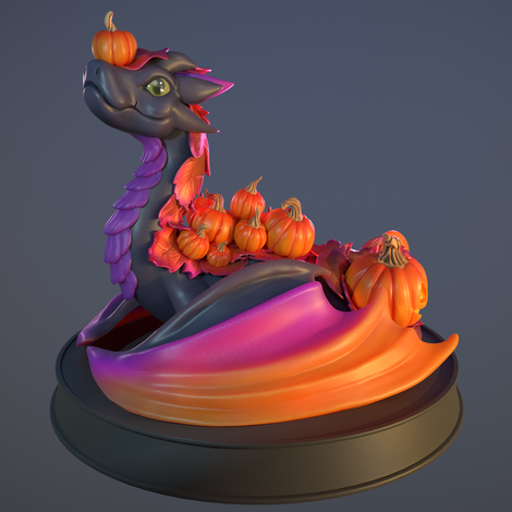 Pumpkin Dragon