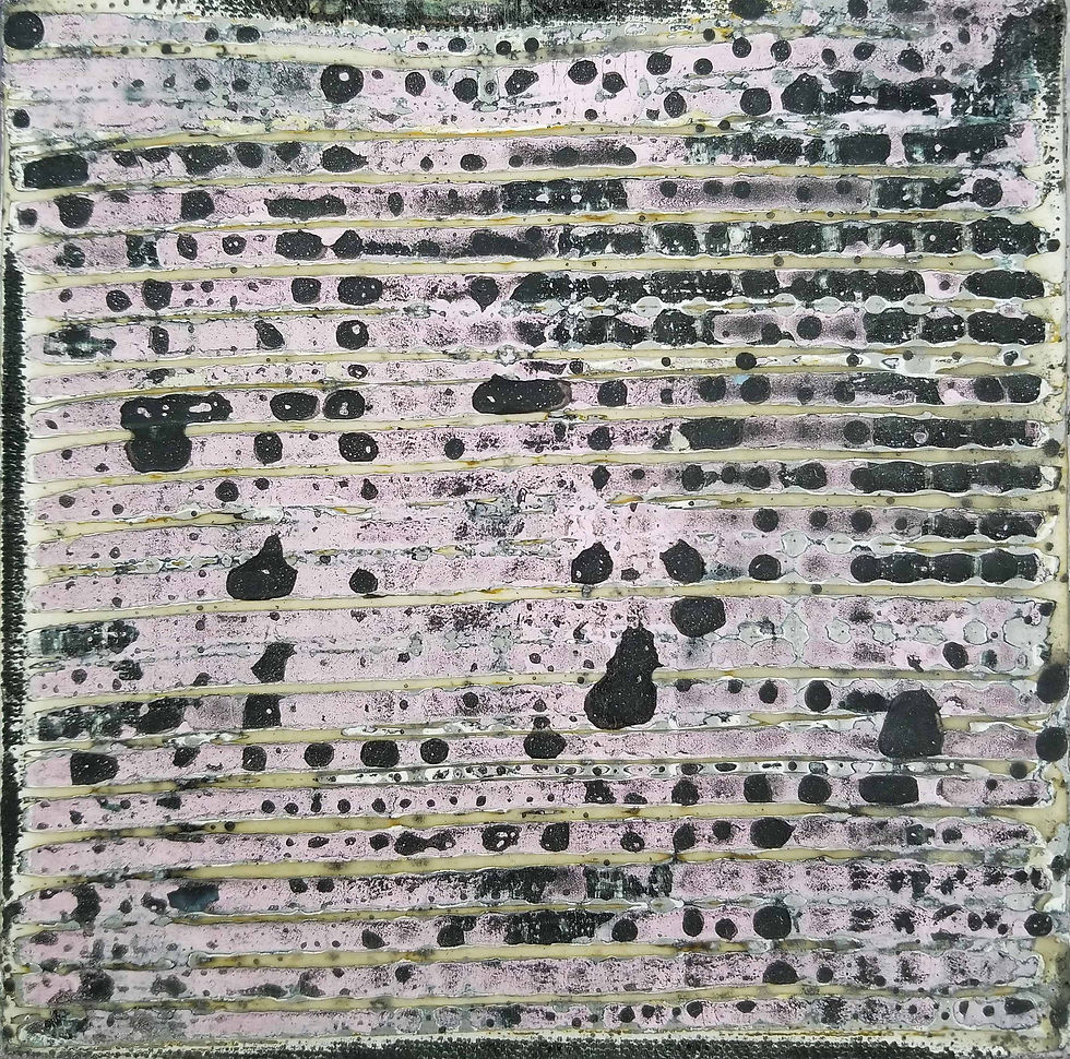 Lynne Golob Gelfman, pink grey black, 2006