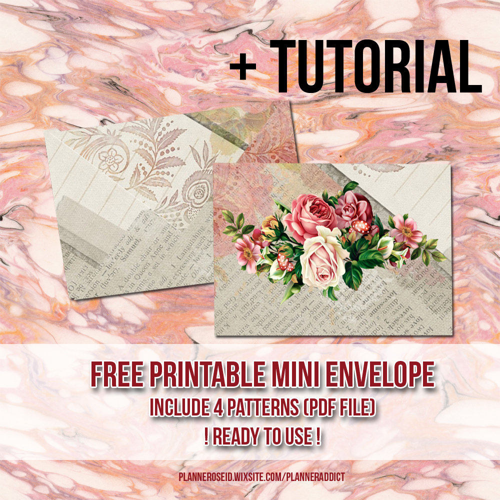 Free Printable Mini Envelope +TUTORIAL