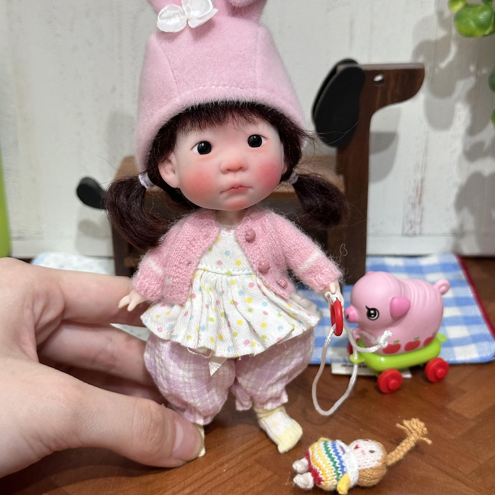 Thumbnail: Handmade ob11 dolly’s real looking Baby girls