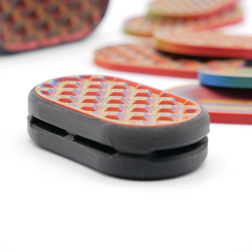 Miniaturbild: Big NeoGlide FX  Modular Fidget toy - magnet slider | changeable inserts