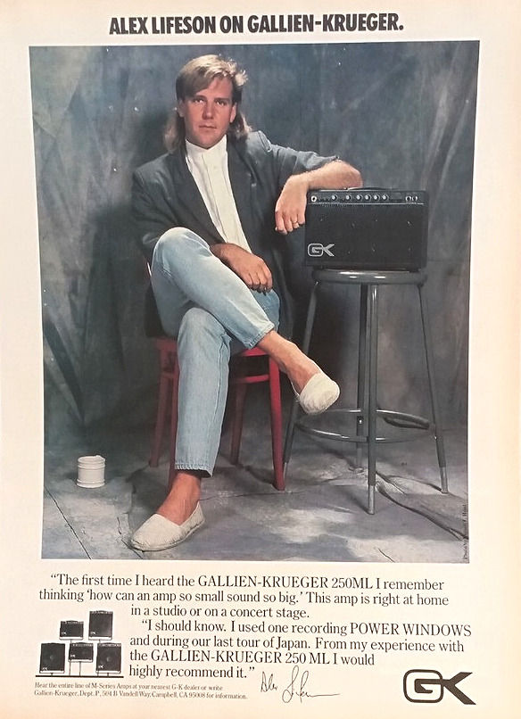 Auch Alex Lifeson von Rush war damals ein Fan des Sounds der "Lunchbox"