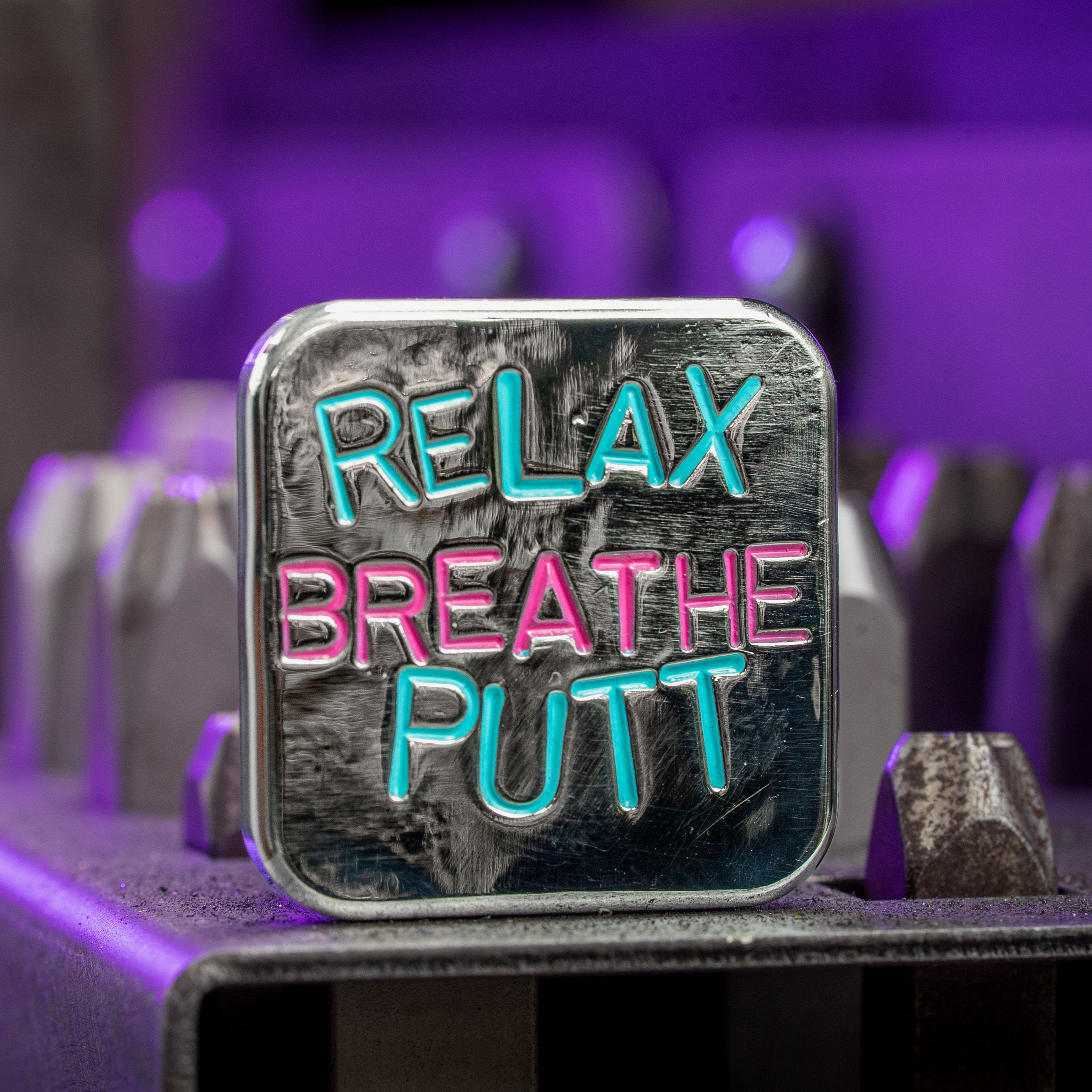 Relax, Breathe, Putt Ball Marker