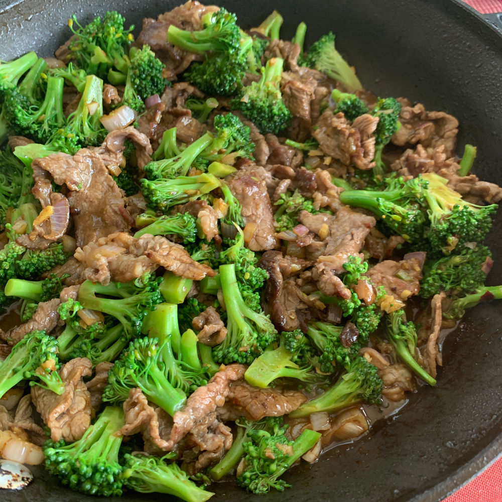 Low sodium beef and broccoli