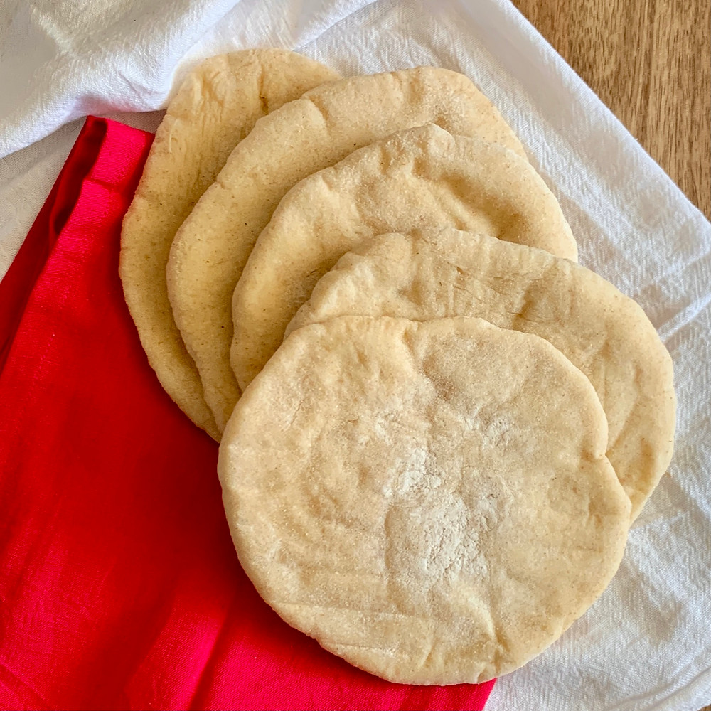 Low sodium pita bread