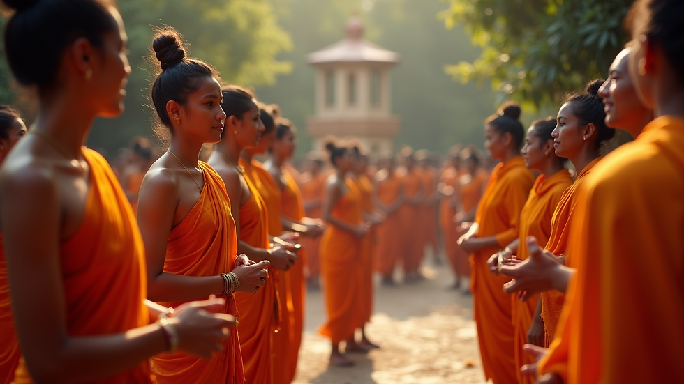 Close-up view of the Saptapadi ceremony in progress