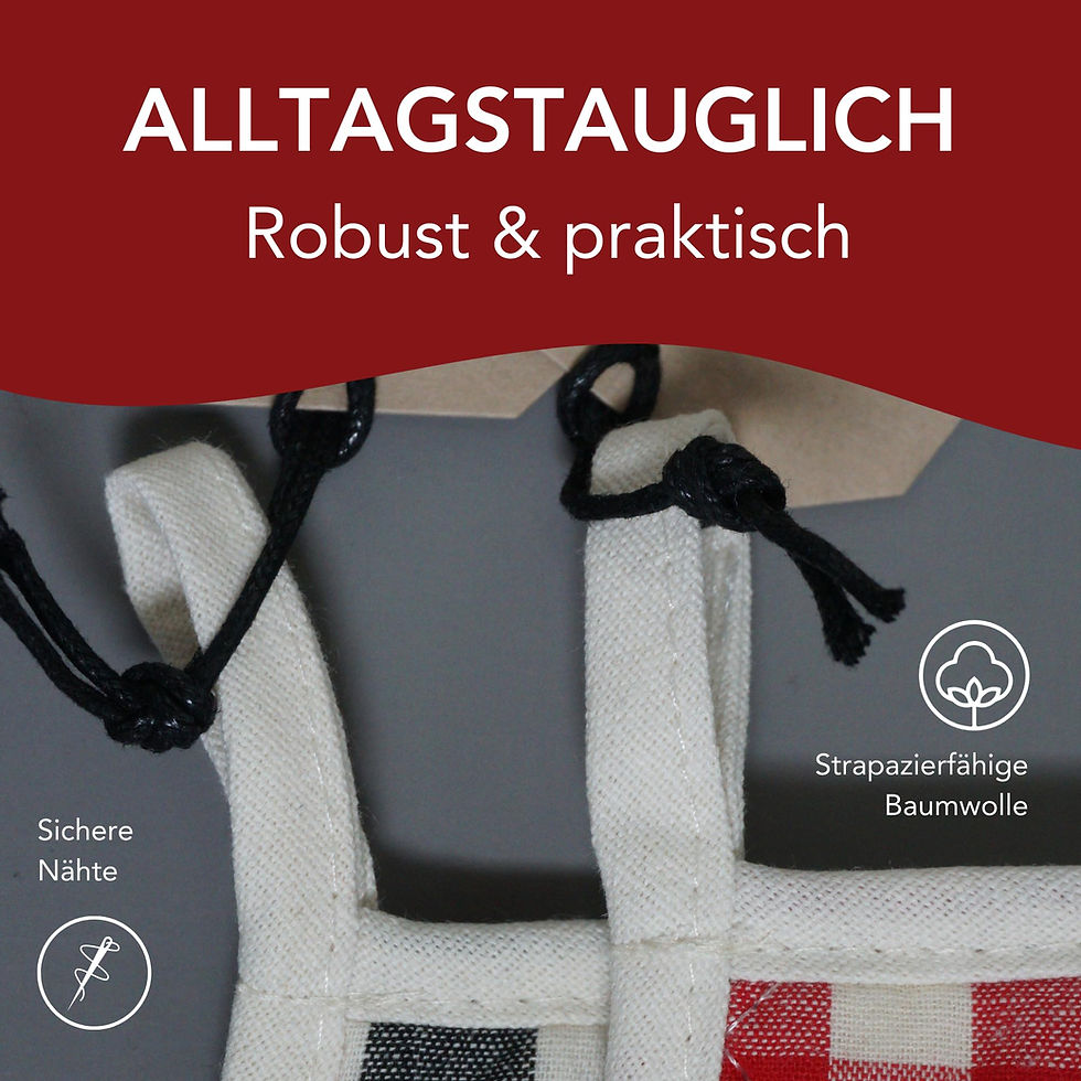 Thumbnail: Amrami topflappen aus Baumwolle