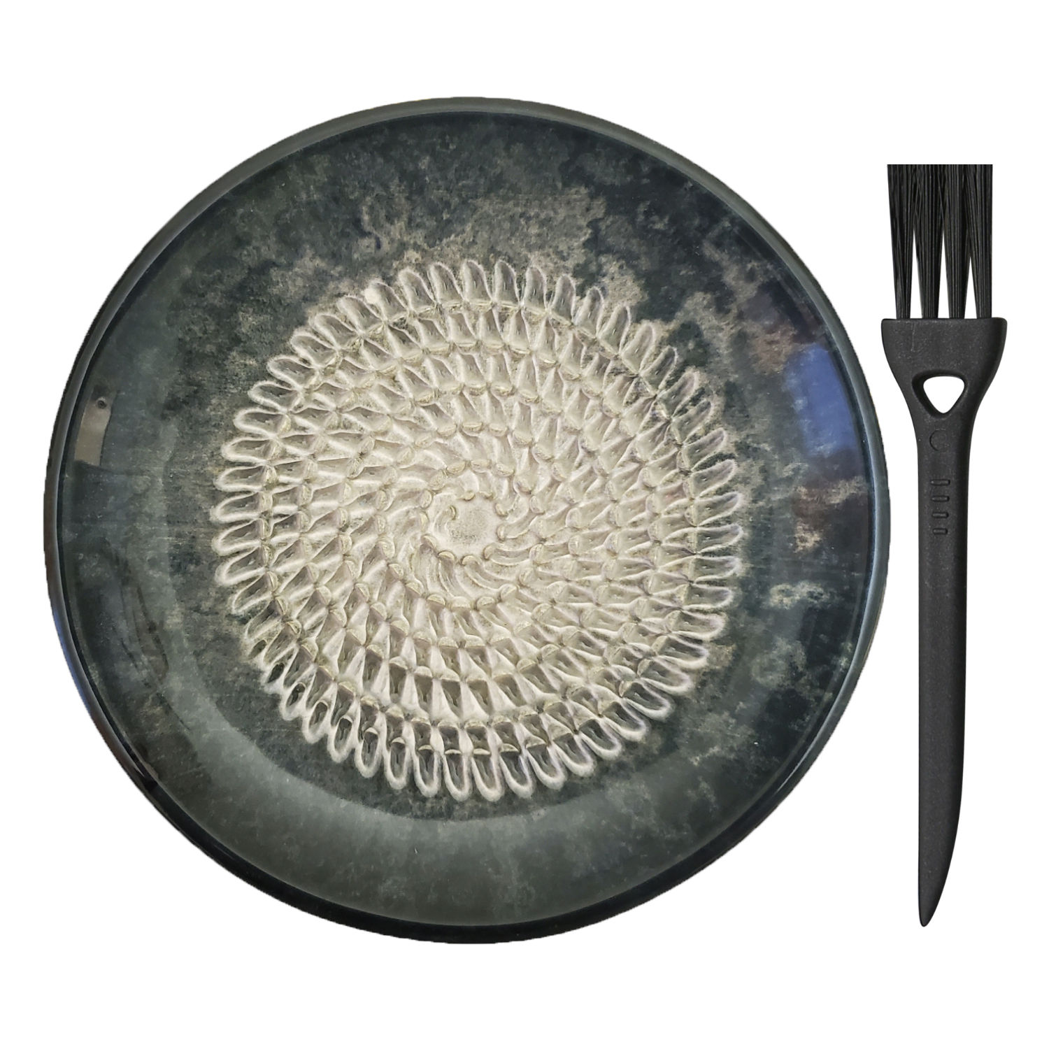 AMRAMI® Spanish Ceramic Grater for Garlic Ginger Nutmeg Spices-Granite