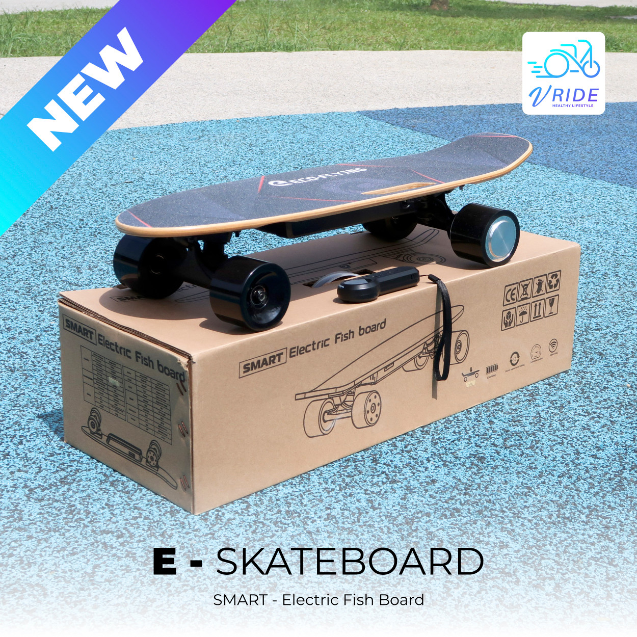 SMART - Electric Fish Board, ELECTRIC SKATEBOARD