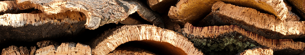Pile of cork bark flats