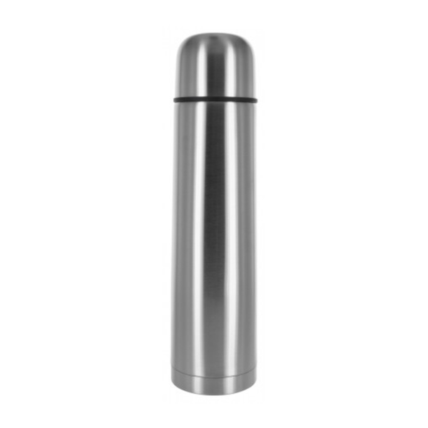 GARRAFA TÉRMICA BALA EM AÇO INOX 1 L