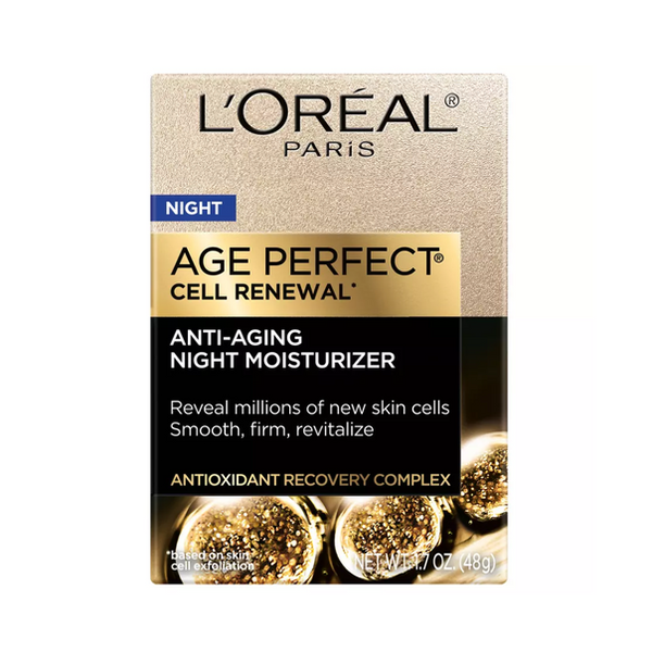 CREME NOTURNO ANTI-IDADE L’ORÉAL PARIS AGE PERFECT CELL RENEWAL 48G