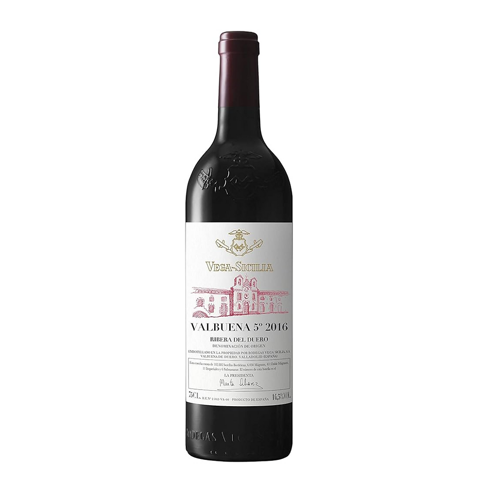 VINHO VEGA SICILIA VALBUENA 2016 750ML