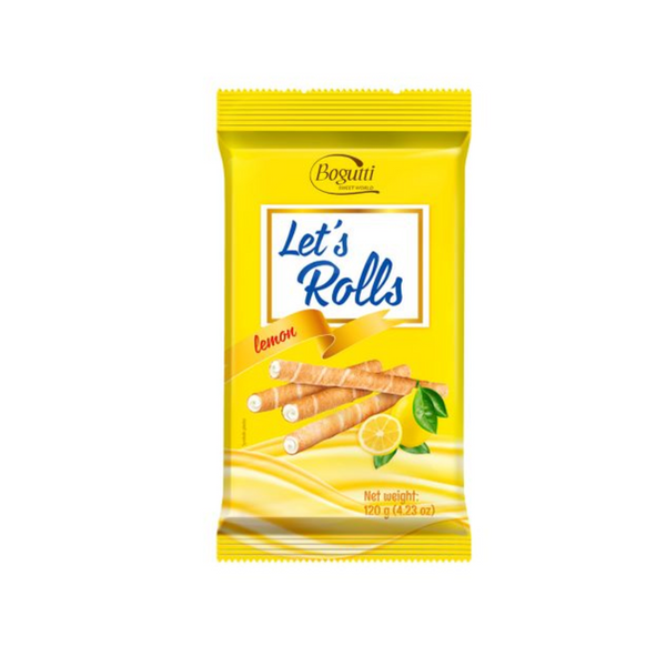 BOGUTTI WAFER ROLLS LIMÃO 120G