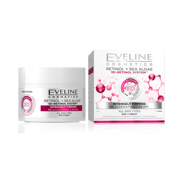 CREME EVELINE 3D-RETINOL SYSTEM DIA & NOITE 50ML