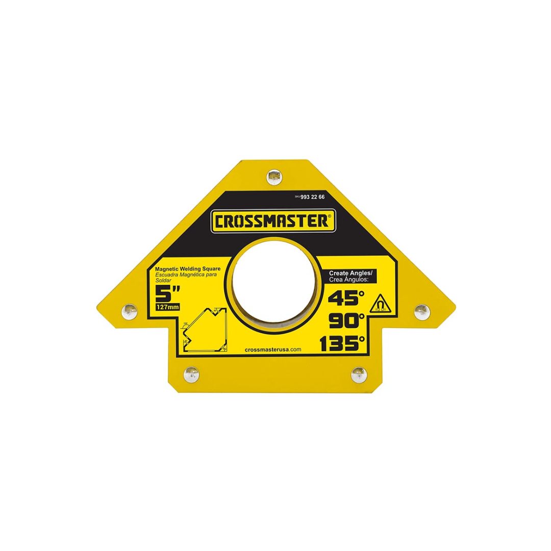 ESQUADRA MAGNÉTICA PARA SOLDAGEM 5" CROSSMASTER