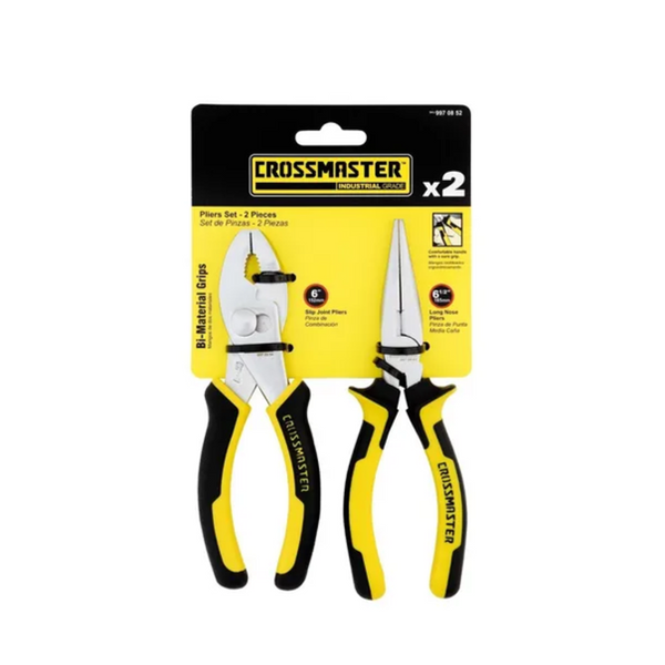 CONJUNTO DE ALICATES 6" E 6 1/2" CROSSMASTER