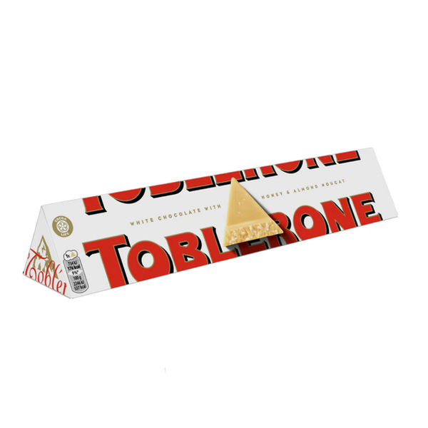 CHOCOLATE TOBLERONE WHITE 340G