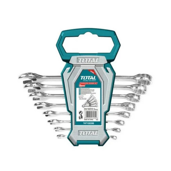 JOGO DE CHAVES COMBINADAS 8 PEÇAS TOTAL TOOLS – MODELO THT102286