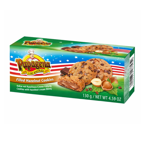COOKIES WITH HAZELNUT PAPAGENA 130G