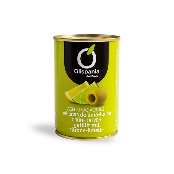 OLISPANIA AZEITONAS RECHEADAS COM LIMA /LIMÃO 120G