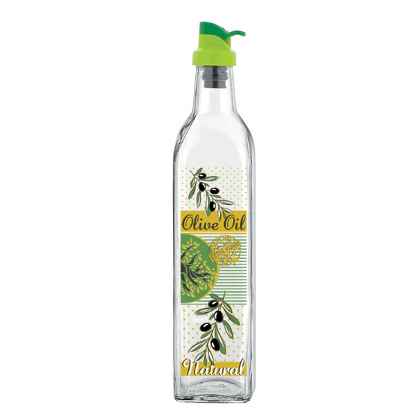RECIPIENTE DE ÓLEO DE VIDRO DEPO 500ML NATURAL RENGA