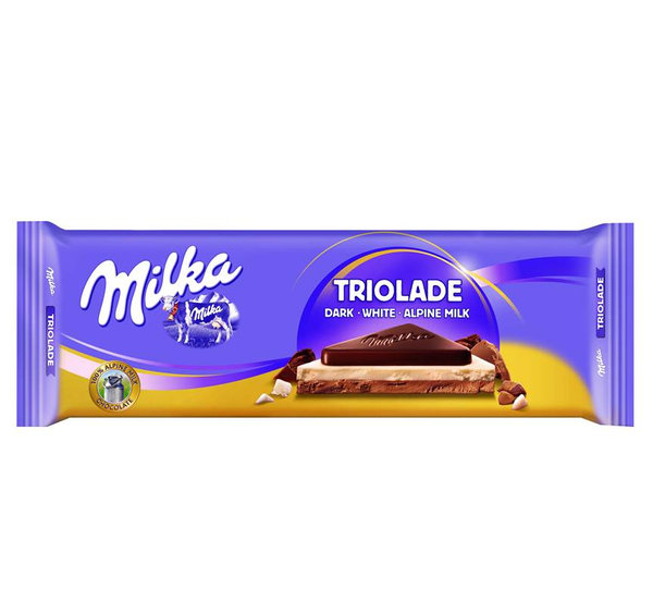 MILKA MILKA CHOCOLATE TRIOLADE 280 GR