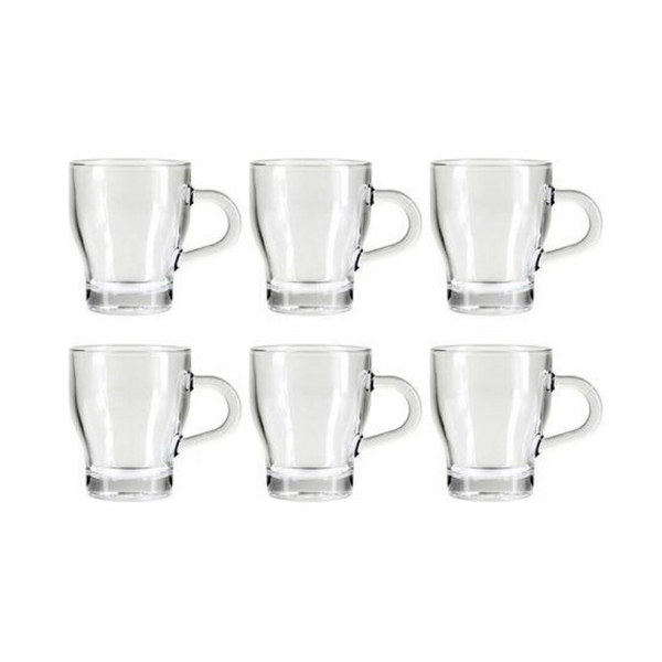 CONJUNTO DE 6 CANECAS COM ALÇA JAMAICA 170ML EM CAIXA DE PRESENTE