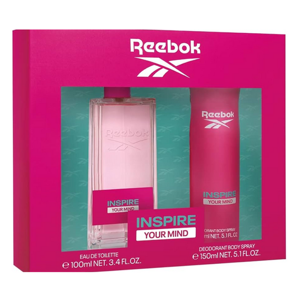 REEBOK INSPIRE YOUR MIND EDT 100ML + DEO 150ML FEM