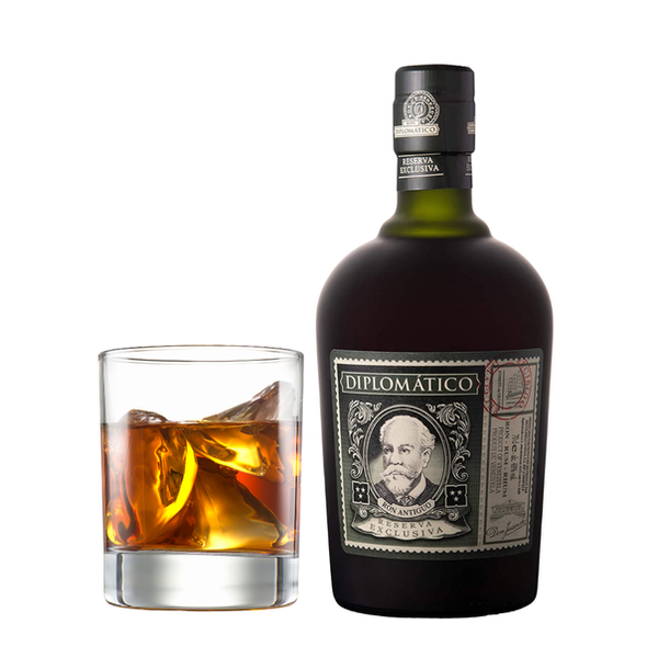 RON DIPLOMATICO RESERVA EXCLUSIVA + 2 COPOS 700ML