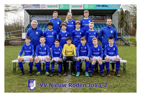 Team foto Nieuw Roden Jo13-2