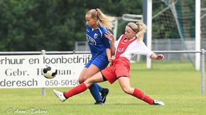 Nieuw Roden VR1 wint doelpuntenfestijn van HZVV VR1 Hoogeveen