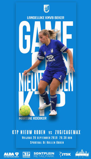 KTP speelt vrijdag as een Bekerwedstrijd tegen ZVG/ Cagemax. Aanvang 20.30 uur De Hullen Roden