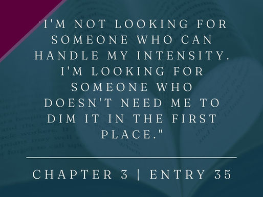 Chapter 3 | Entry Thirty-Five