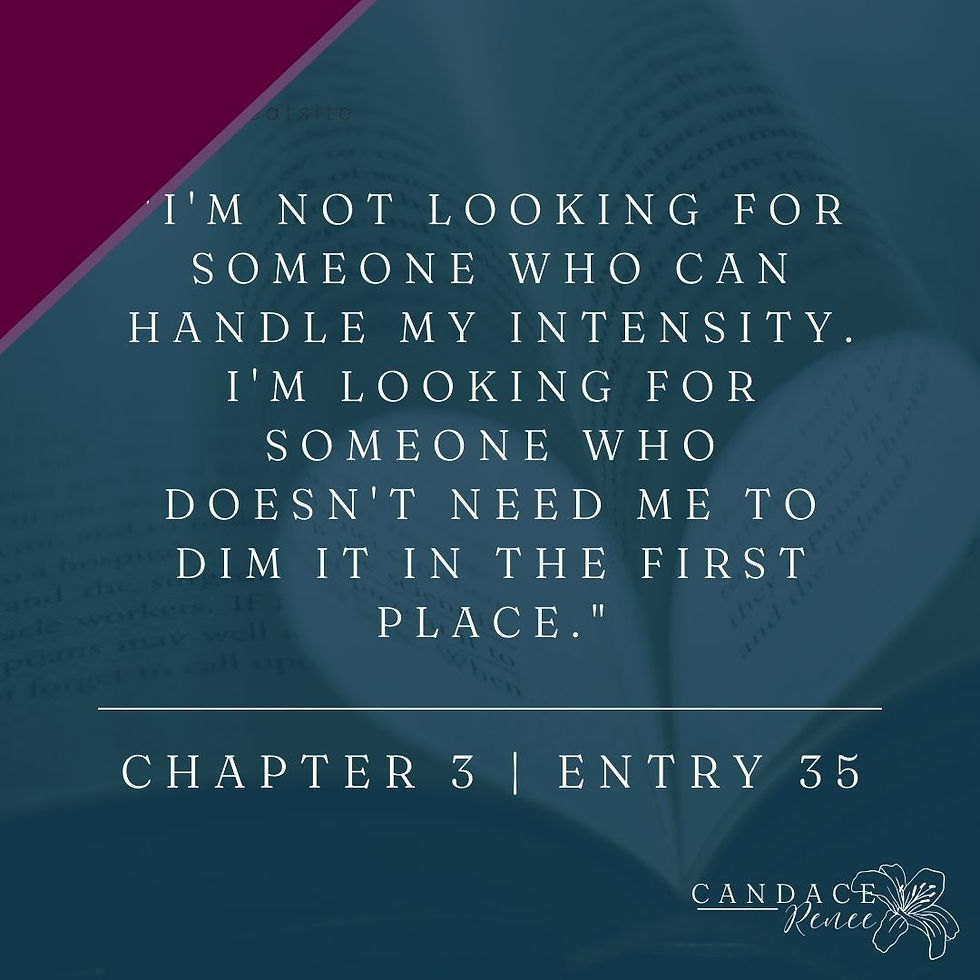 Chapter 3 | Entry Thirty-Five