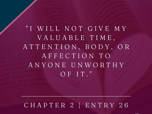 Chapter 3 | Entry Twenty-Six
