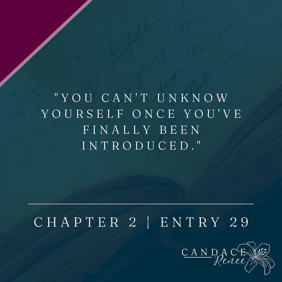 Chapter 3 | Entry Twenty-Nine