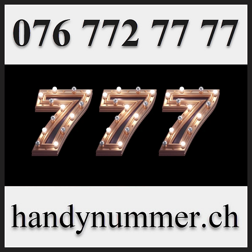 076 772 77 77 Platin Handynummer
