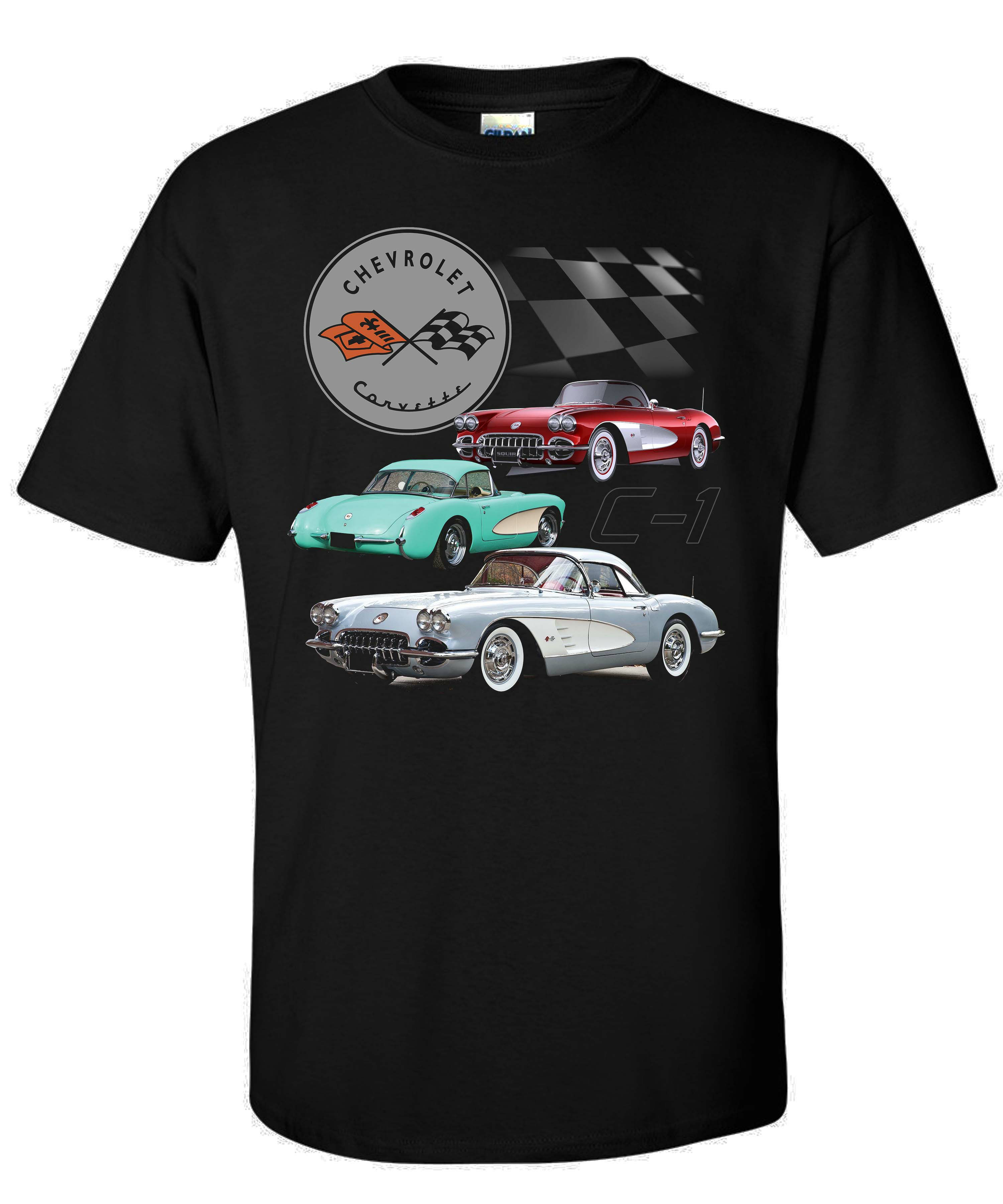 C1 57 Corvette Tshirt (TDC-240R)