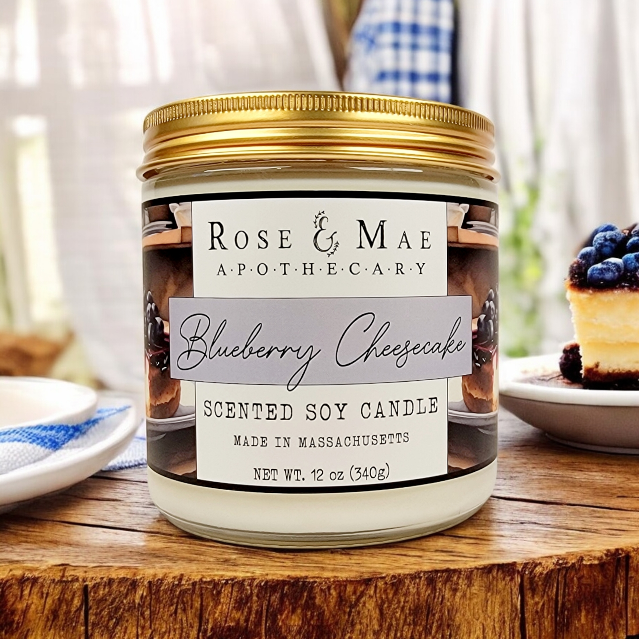 BLUEBERRY CHEESECAKE CANDLE