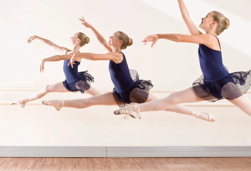 dancers leaping