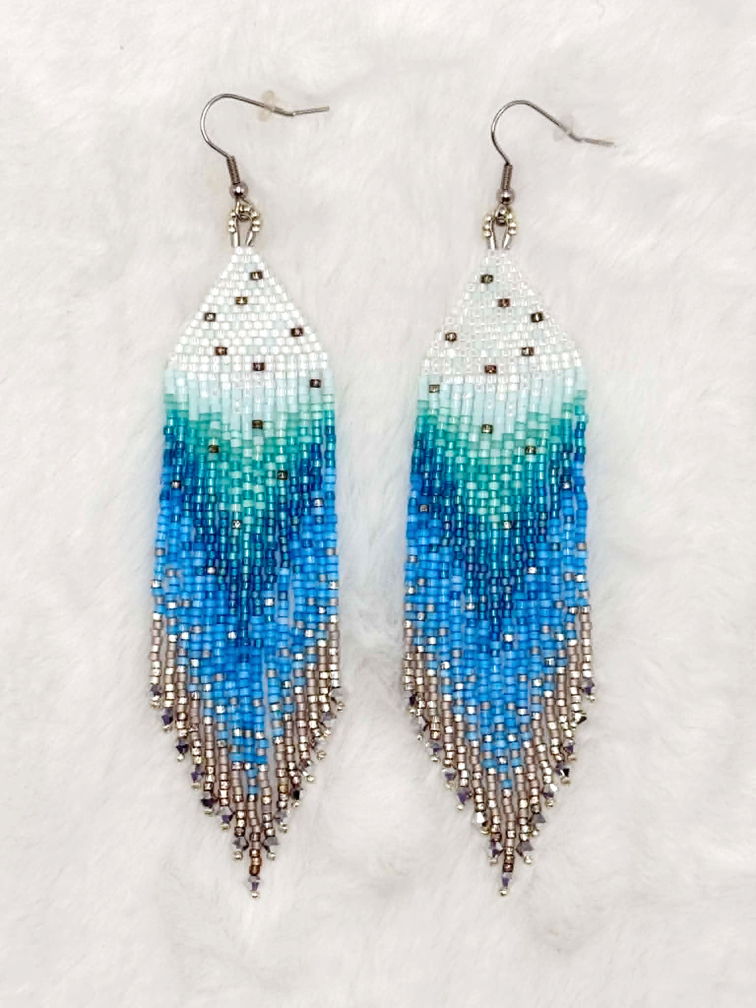 E-0170 - Ombre Twinkle - Sea and Silver