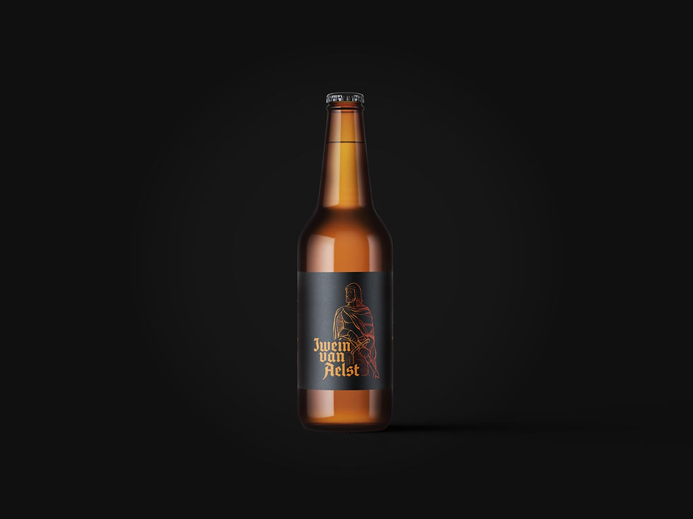 Bierflesje Iwein van Aelst bier