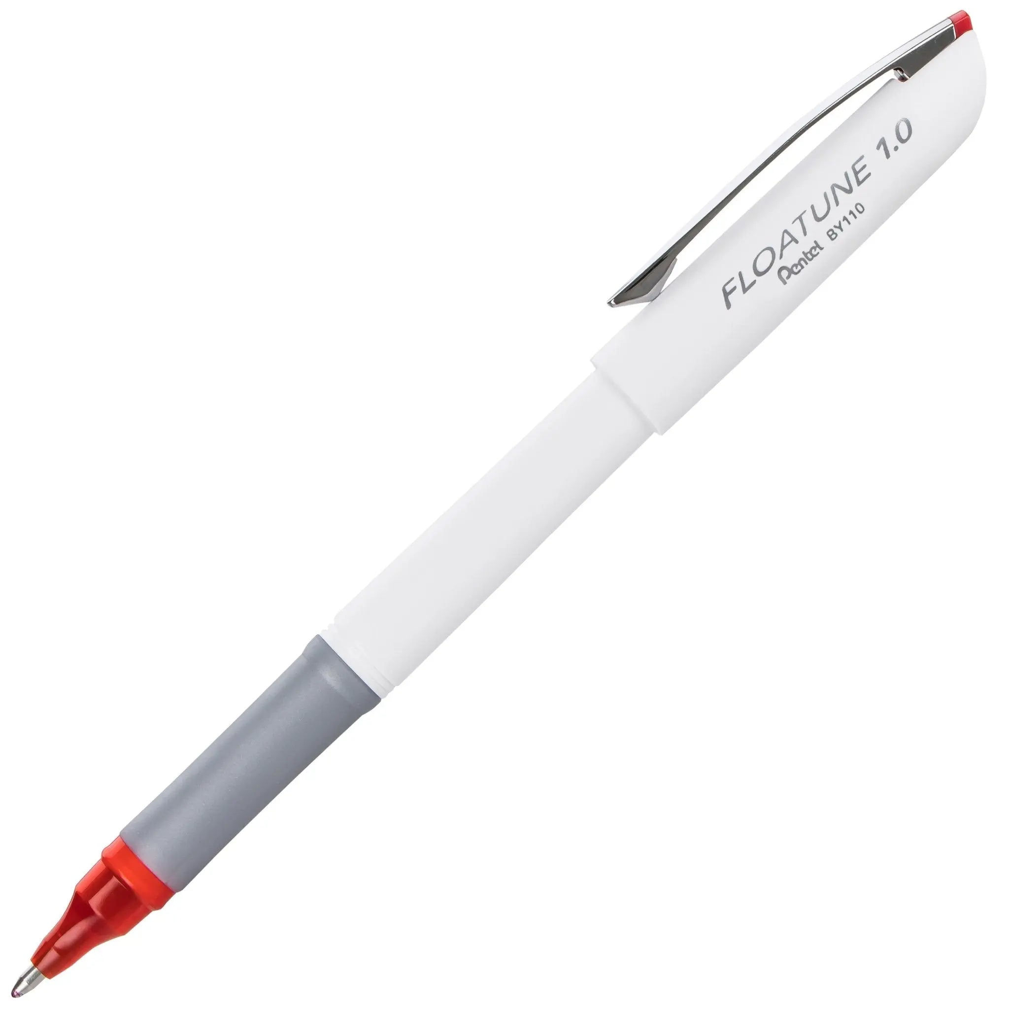 Pentel FLOATUNE Skip-Free Rollerball Pen, 0.8mm, 1.0mm, Capped