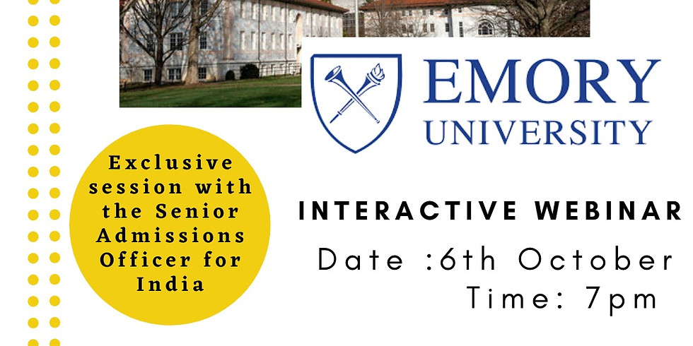 Interactive Webinar with Emory University
